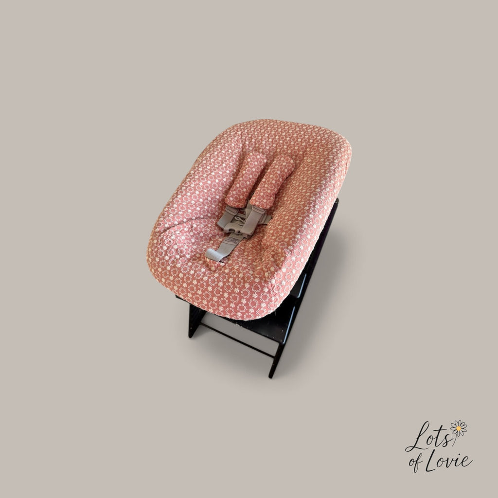 Hoes voor Stokke Tripp Trapp Newborn - Katoen / broderie rose – Lots of Lovie - kraamcadeau