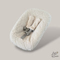 Hoes voor Stokke Tripp Trapp Newborn – Teddystof met hartjes  patroon– Lots of Lovie - kraamcadeau